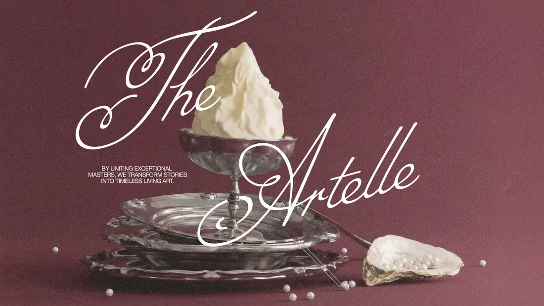 Identità visiva di The Artelle, agenzia di wedding planning